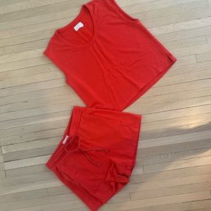 Lou & Grey Matching Co-Ord Set Bright Red